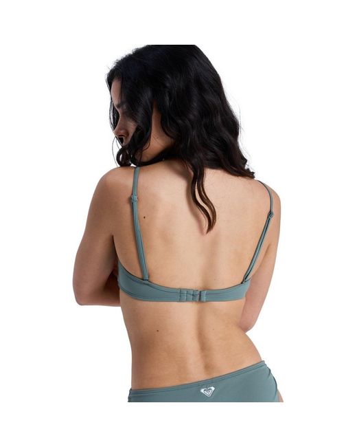 Maillots de bain Solid Essentials Wrap Bra Roxy en coloris Blue