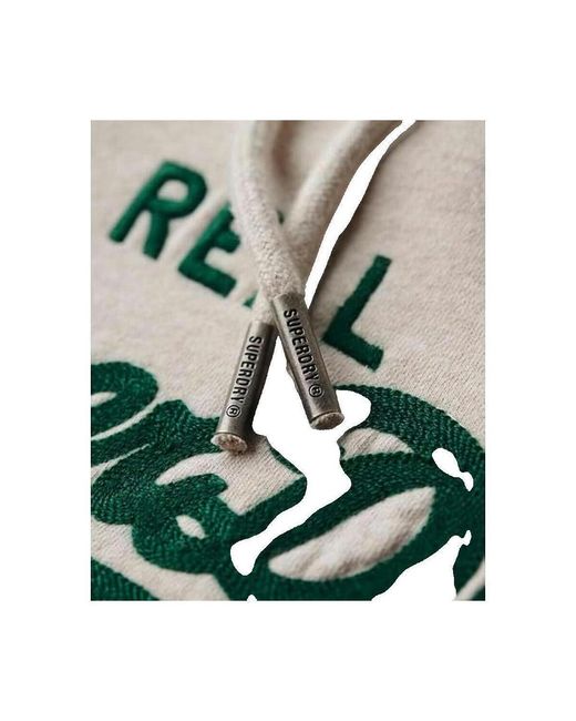 Sweat-shirt Sweat à capuche à motif Vintage Logo brodé Superdry en coloris Gray
