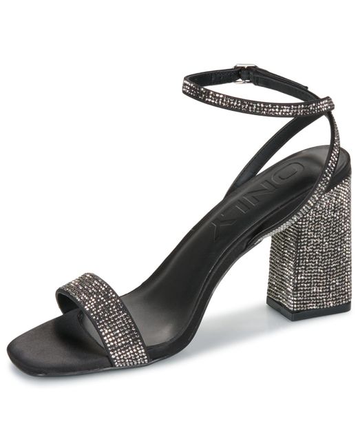 ONLY Sandalen Onlalyx-28 Bling Heeled Sandal in het Black