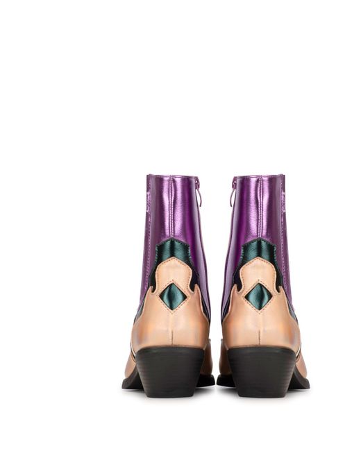 Bottines Roxi bottes western pour Posh By Poelman en coloris Purple