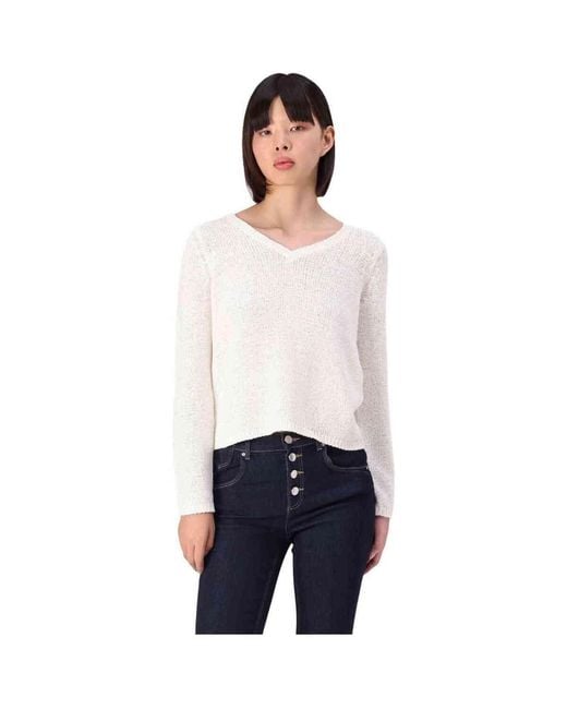 Pull 077-52236353667411 ONLY en coloris White