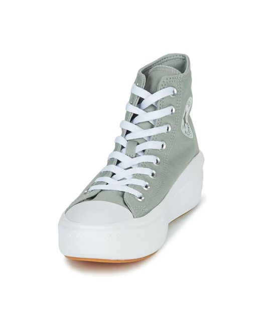 Converse Blue Turnschuhe chuck taylor all star move platform seasonal color hi