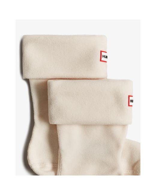 Chaussettes Fleece Short Boot Sock Hunter en coloris Natural