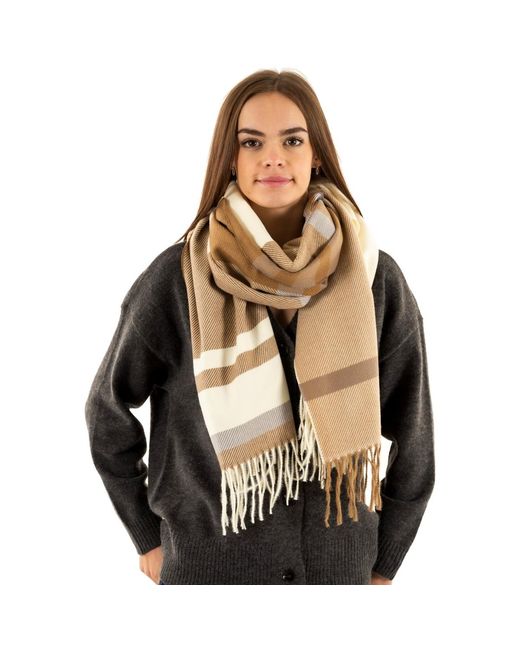 Echarpe lsc0475 Barbour en coloris Natural