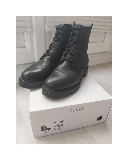 Bottines Boots Texto en coloris Gray