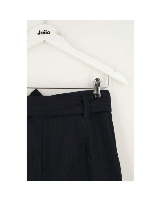 Short Mini Short Bleu Maje en coloris Black