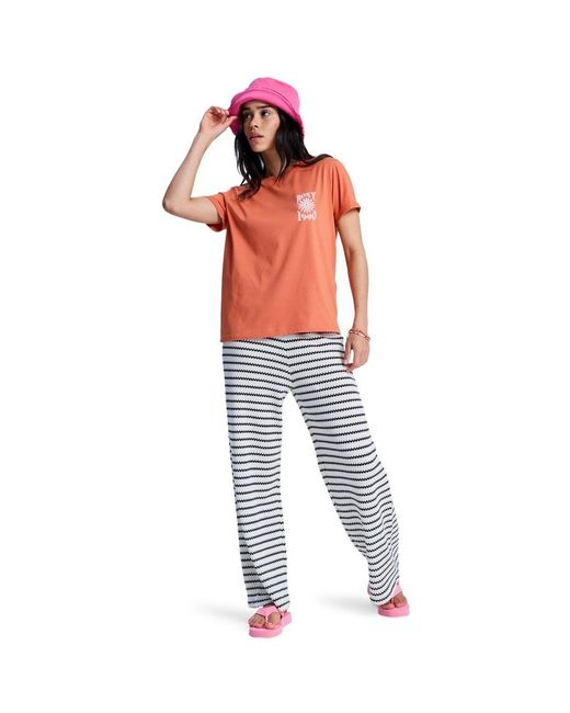 T-shirt Oceanregular Roxy en coloris Orange