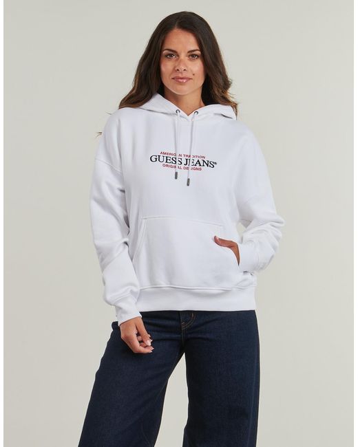 Guess Sweater Gj Hood Os American in het Blue