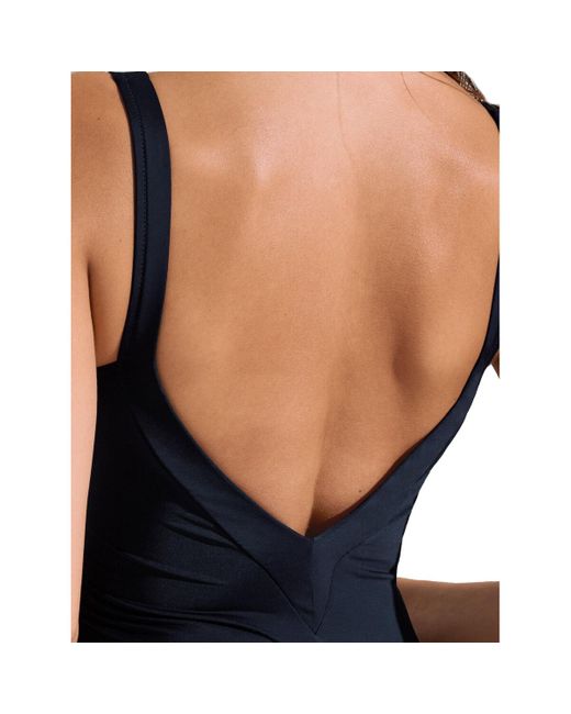 Maillots de bain Maillot de bain une pièce shapewear préformé sans armatures Lisca en coloris Blue