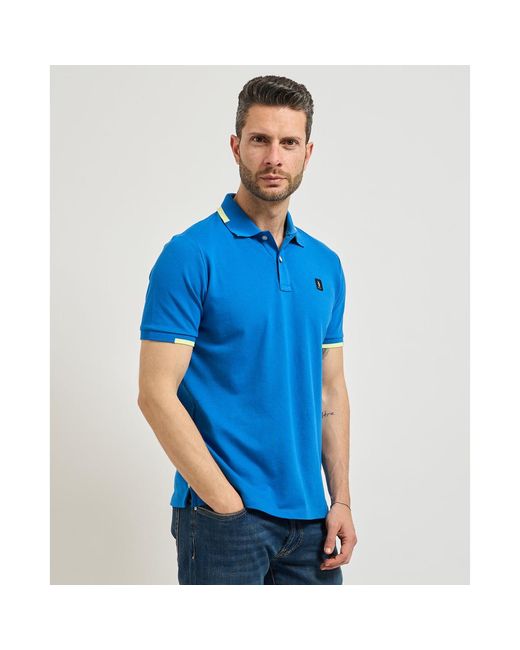 Polo Polo avec logo Refrigue pour homme en coloris Blue