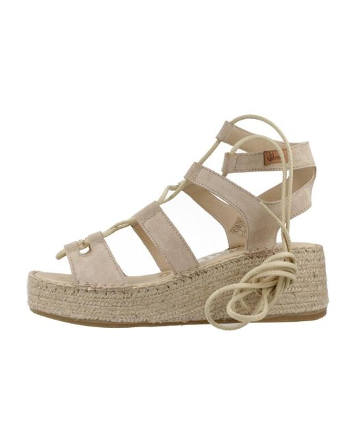 Sandales 74900SRVI Vidorreta en coloris Metallic