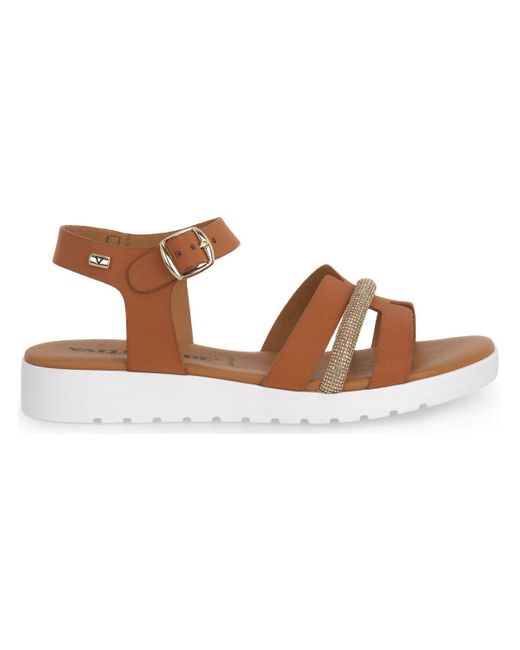 Valleverde Sandalen Cuoio in het Brown