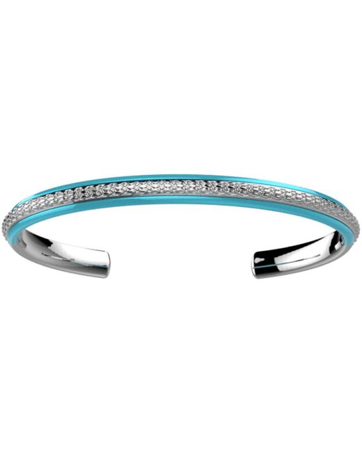 Bracelets Bracelet jonc Les Cadettes Sunset laque turquoise Les Georgettes en coloris Blue