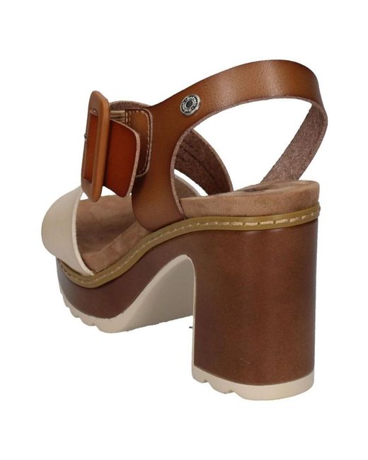 Sandales à talon Refresh en coloris Brown