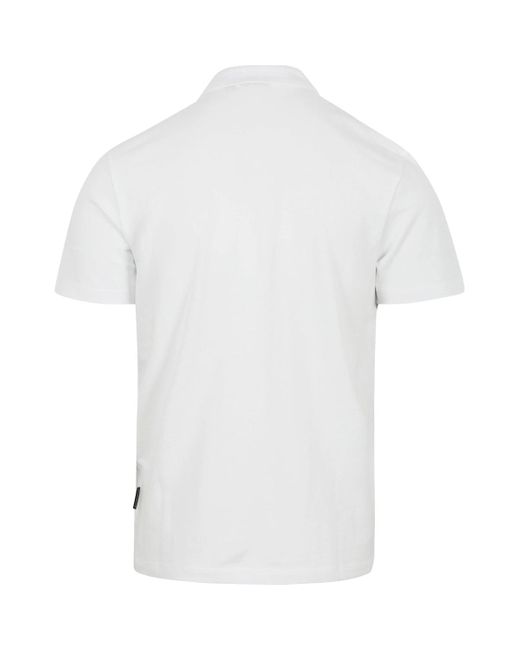 T-shirt Ealis Polo Blanche Napapijri pour homme en coloris White