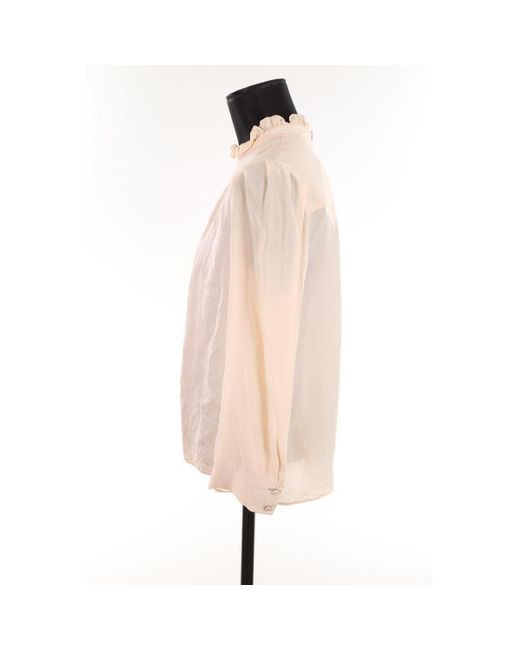 Blouses Blouse en coton Tara Jarmon en coloris Pink