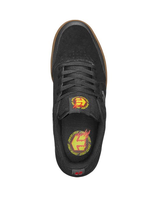 Chaussures de Skate MARANA X SANTA CRUZ BLACK GUM Etnies pour homme