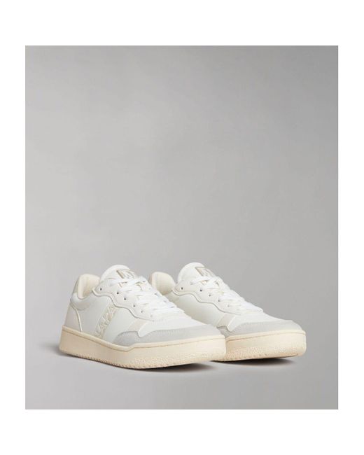 Baskets NP0A4HVN002 COURTIS-BRIGHT WHITE Napapijri pour homme
