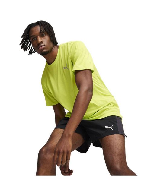 T-Shirt de Running Run Favorite Velocity L Lime Pow Green PUMA pour homme en coloris Yellow