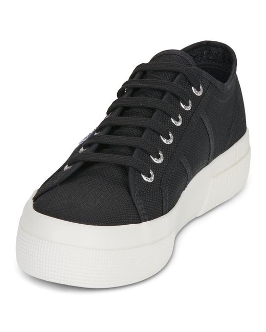 Superga Black Sneaker 2740 Plateform