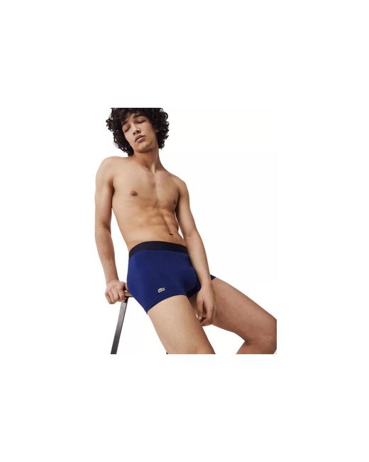 Boxers Pack 3 Lacoste pour homme en coloris Blue