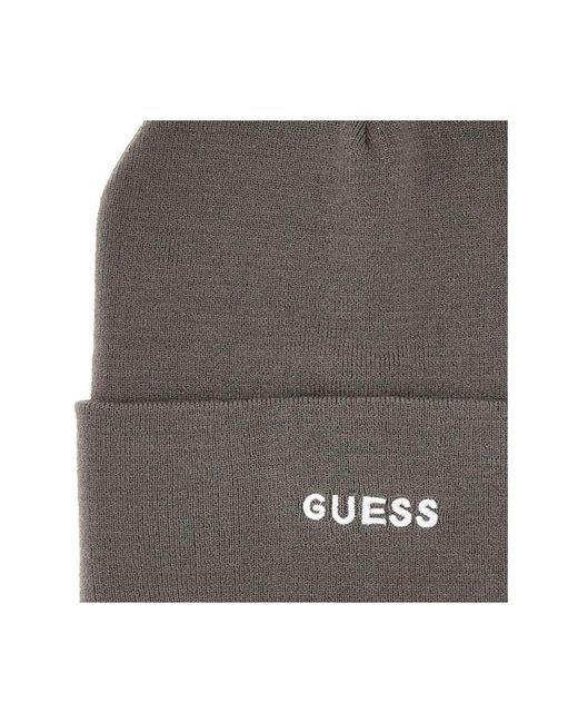 Bonnet Mito Guess pour homme en coloris Gray