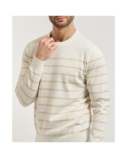 Pull Pull Settemezzo à rayures horizontales SETTE/MEZZO pour homme en coloris Natural