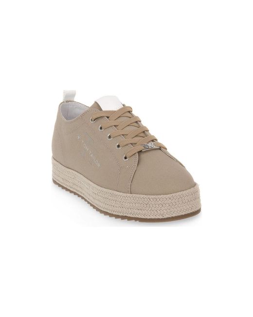 Baskets BEIGE Tom Tailor en coloris Gray