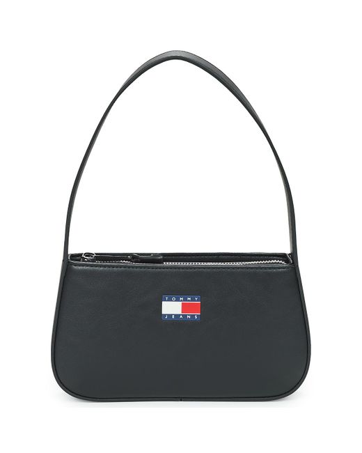 Sac a main TJW ESS MUST SHOULDER BAG Tommy Hilfiger en coloris Black