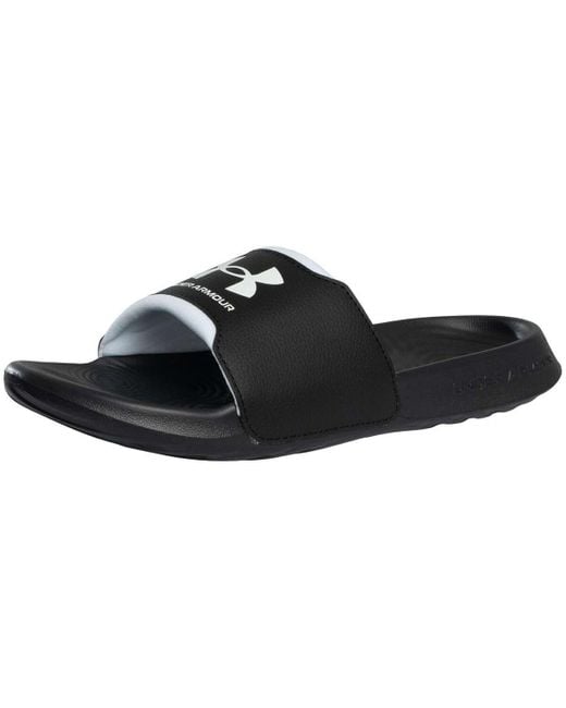 Claquettes Curseurs de sélection Ignite Under Armour pour homme en coloris Black