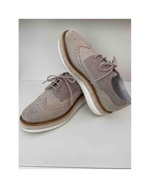 Derbies Chaussures à lacets beige /taupe clair Texto en coloris Gray