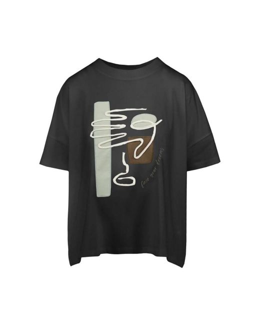 T-shirt TW8510 T JIN4-90 Bomboogie en coloris Black