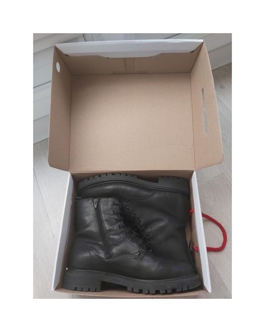 Bottines Boots Texto en coloris Gray