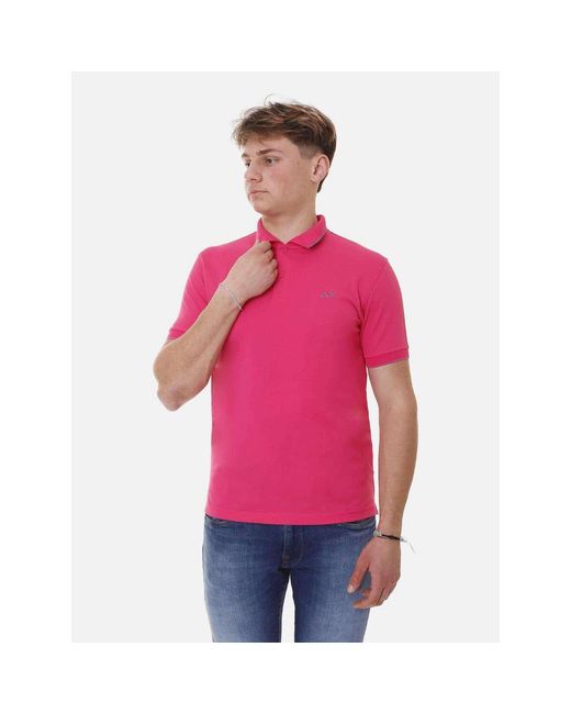 Polo Sun 68 pour homme en coloris Pink