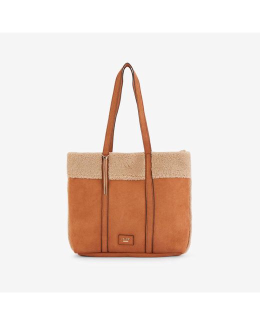 Sac à main Grand sac shopper camel Reyana Lollipops en coloris Brown