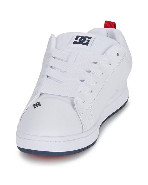 Baskets basses COURT GRAFFIK DC Shoes pour homme en coloris White