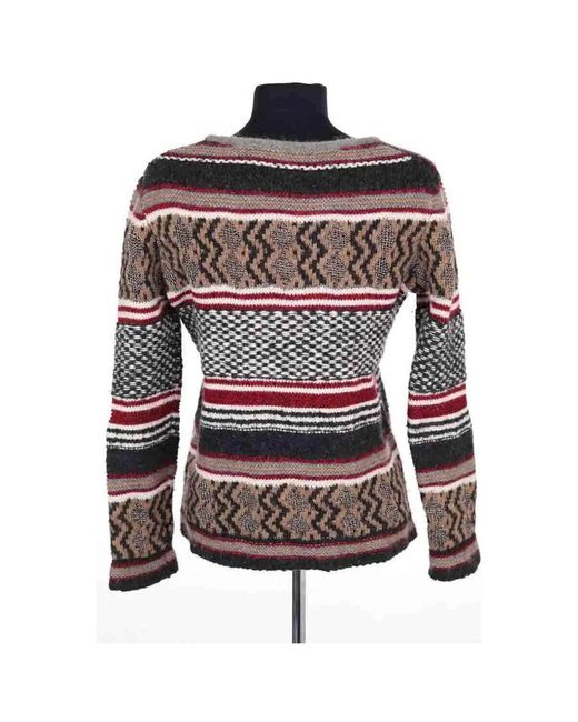 Pull Pull marron Maje en coloris Red