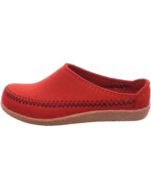 Chaussons Haflinger en coloris Red