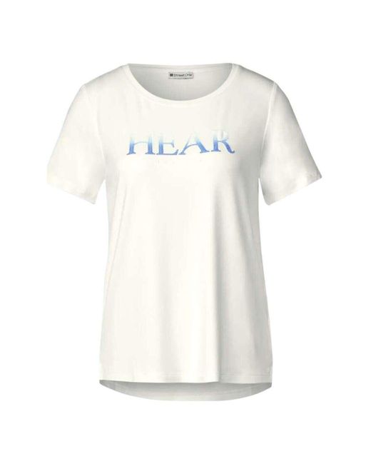 T-shirt 166776VTPE24 Street One en coloris White