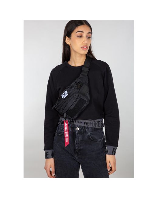 Sac Bandouliere Tactical Waist Bag - black Alpha Industries