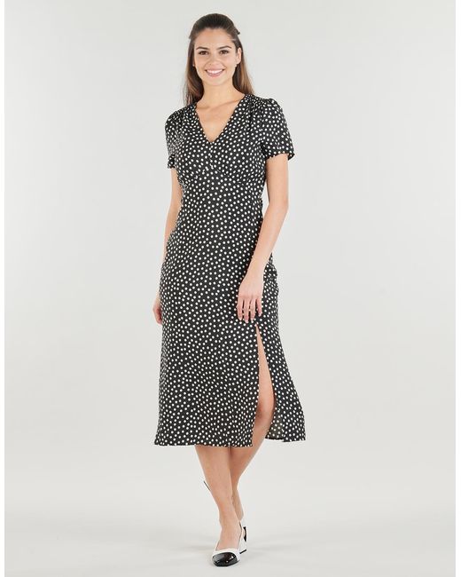 Robe courte droite Morgan - Bleu - Femme Multicolore - Prêt-à