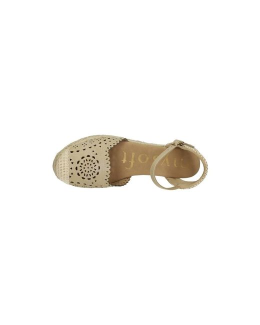 Espadrilles Mysoft en coloris Metallic