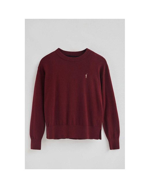 Pull RIGBY GO U WOOL W POLO CLUB en coloris Red
