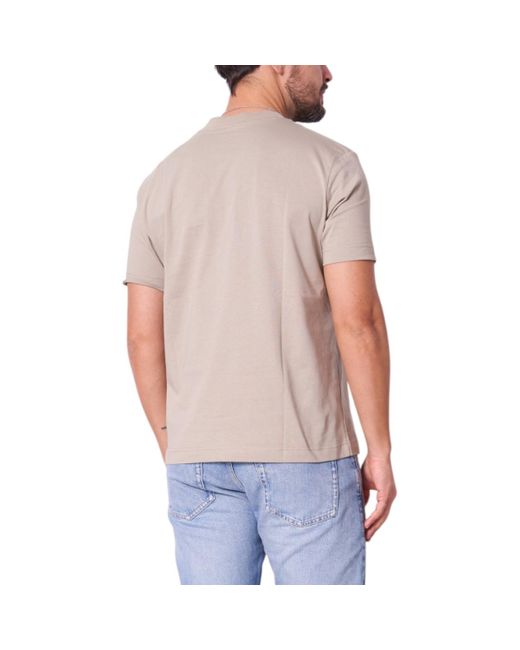 Calvin Klein Polo Shirt Lange Mouw Photo Monogram Tee J30J327483 in het Gray voor heren