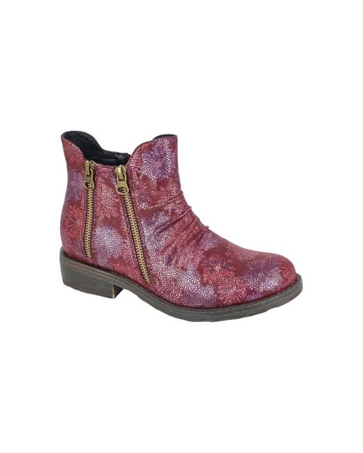 Bottes Agatina Cipriata en coloris Purple