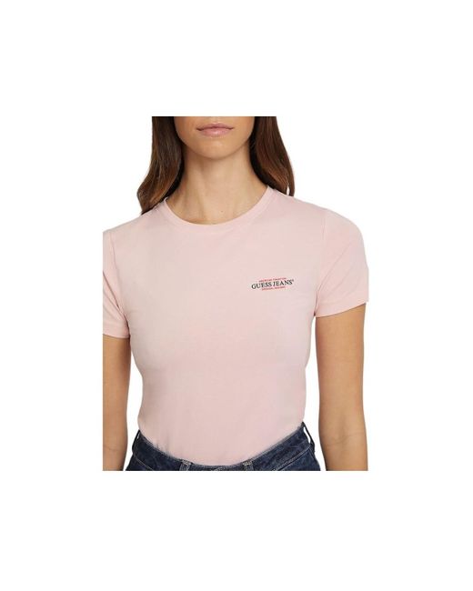T-shirt W4YI02J1314G6R4 Guess en coloris Pink