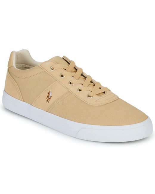 Baskets basses HANFORD-SNEAKERS-LOW TOP LACE Polo Ralph Lauren en coloris Natural