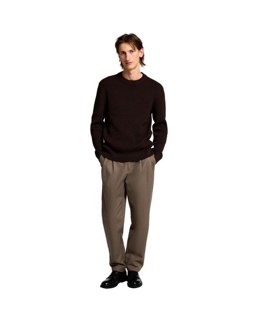 Pull Pullover THEO Strickpullover R-Neck SELECTED pour homme en coloris Black