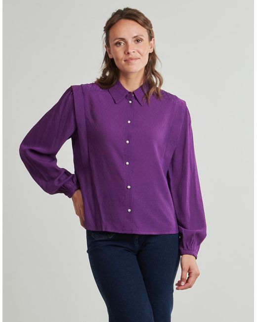 Blouses Vidaysa Vila en coloris Purple