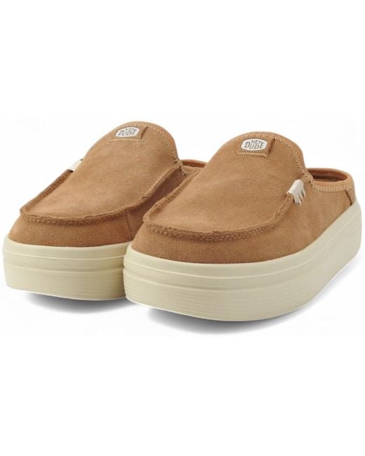 Mules HD.41272-PE25-265 HeyDude en coloris Natural